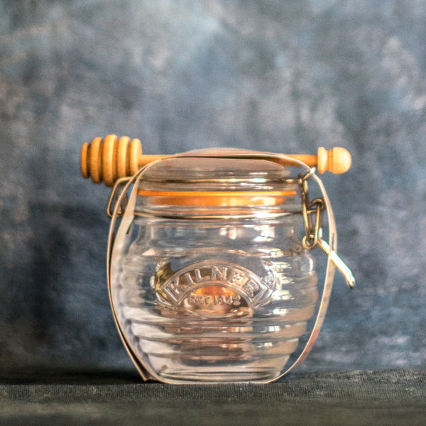 Kilner Glass Butter Churner with Paddles & Dish, Rubber, Glass